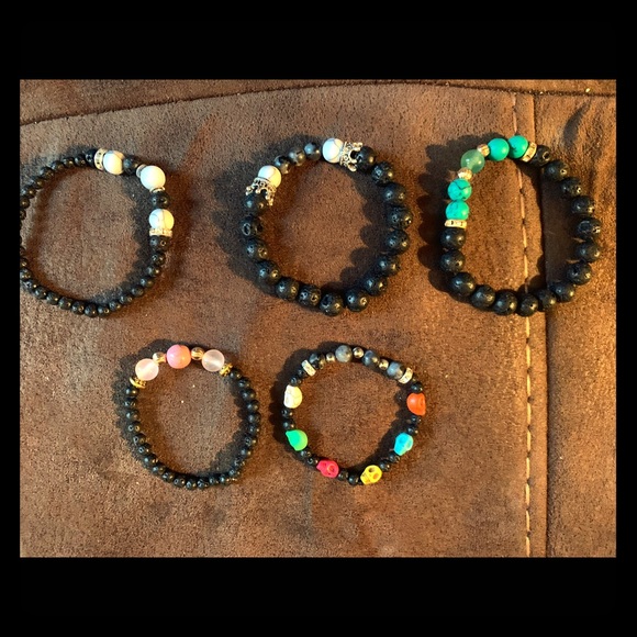 Healing stone diffuser bracelets - Picture 1 of 9